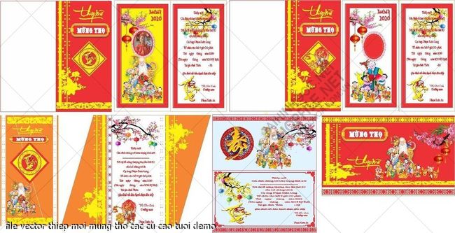 file vector thiep moi mung tho cac cu cao tuoi